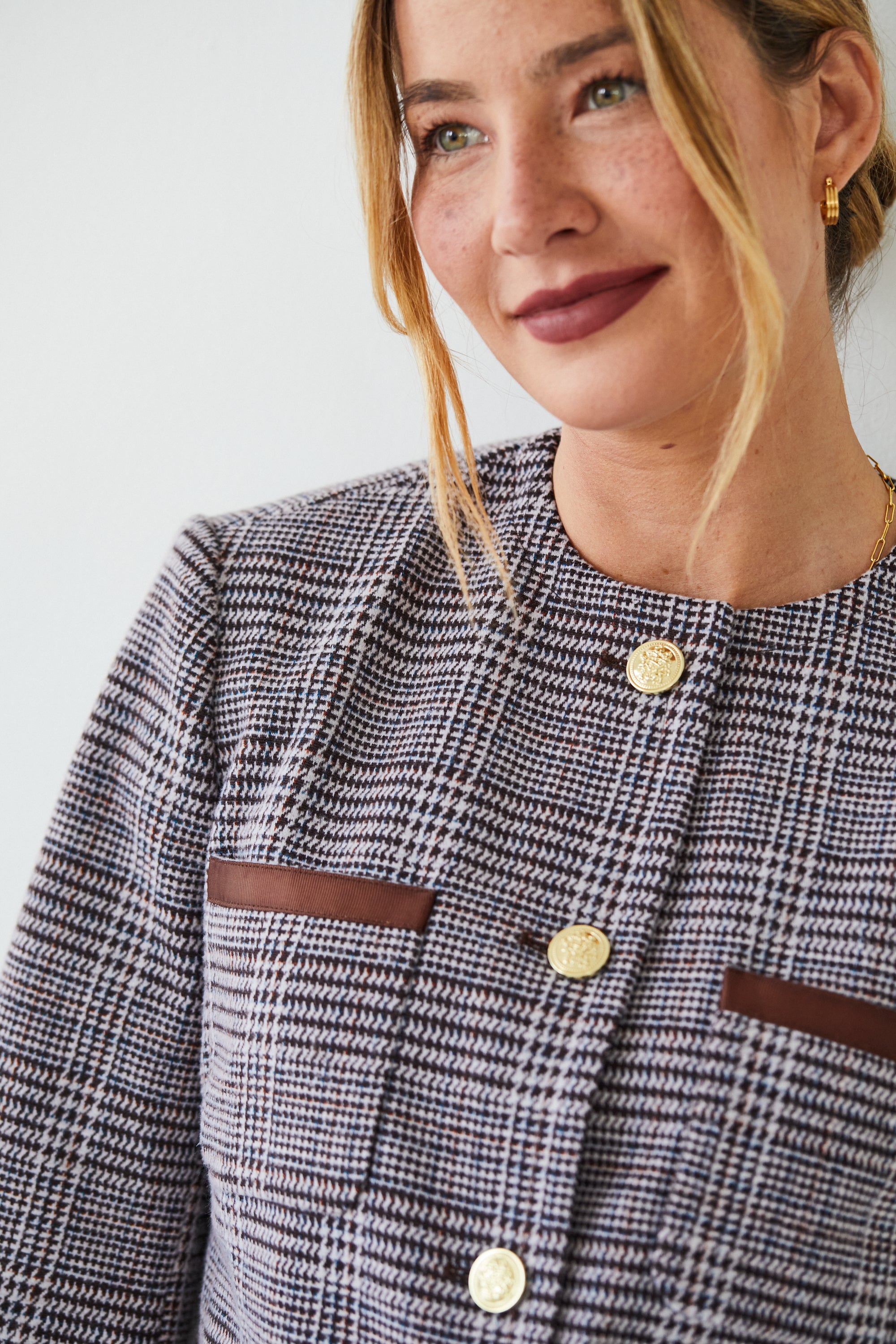 The Lady Jacket in Beacon Plaid
