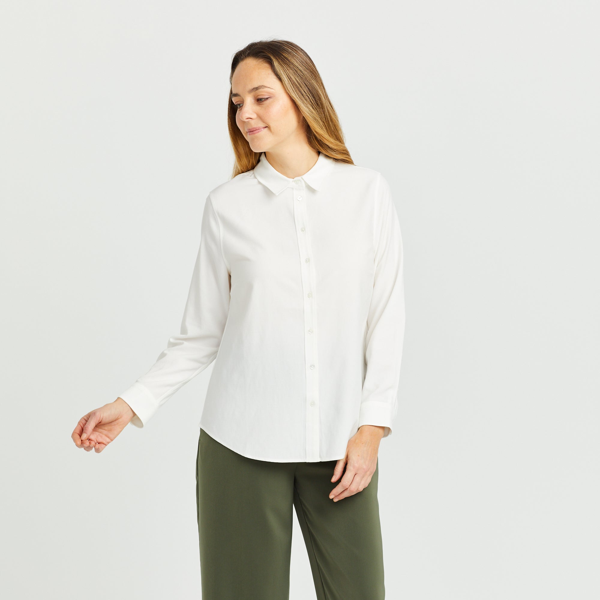 The Classic Button Down Blouse